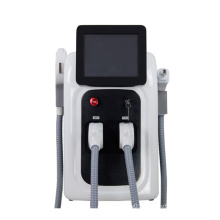 Looknice 2 In 1 OPT E light IPL SHR Laser Hair Removal Machine / Nd Yag Laser Beauty Equipment